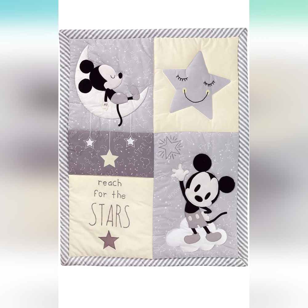 Lambs & Ivy Mickey Crib Set